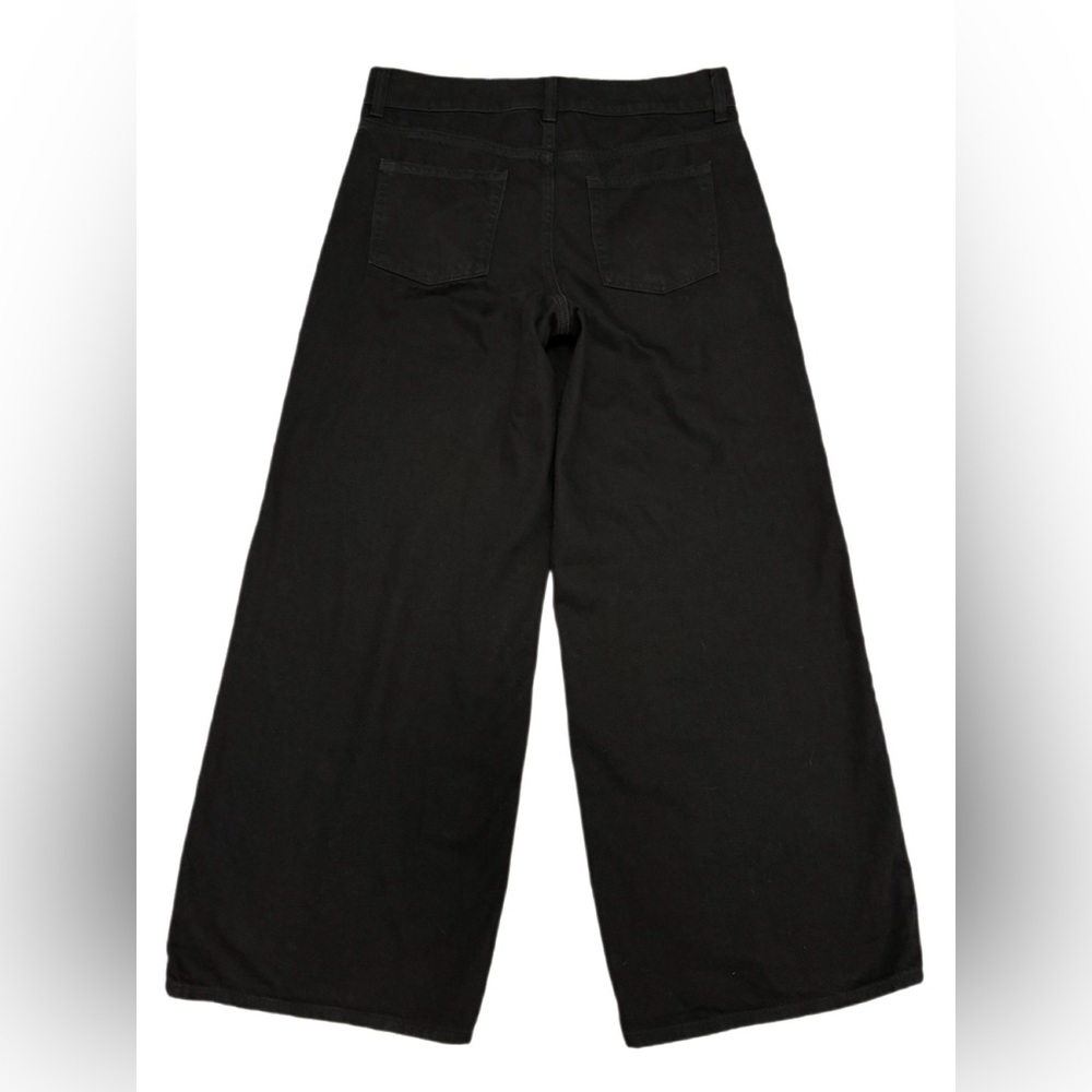 GAP Baggy Mid Rise Wide Leg Pants Black Size 30 (10R) Y2K - Picture 4 of 8